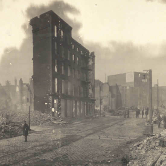 Baltimore Conflagration Historical Photo