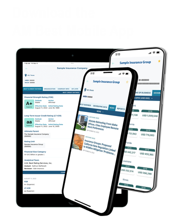 A.M. Best Rating Mobile App