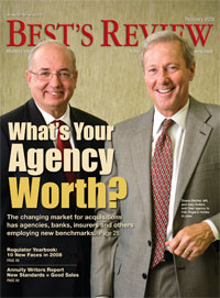 Best's Review cover: What's Your Agency Worth?