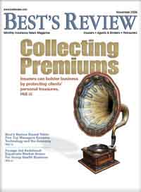 Best's Review cover: Collecting Premiums