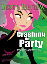 Best's Review cover: Crashing the Party