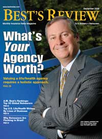 Best's Review cover: What's Your Agency Worth