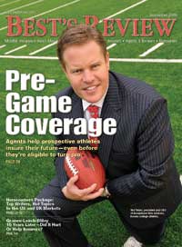 Best's Review cover: Pre-Game Coverage