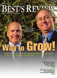 Best's Review cover: Way to Grow!