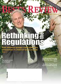 Best's Review cover: Rethinking the Regulations