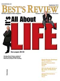 Best's Review cover: It's All About Life