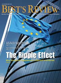 Best's Review cover: The Ripple Effect