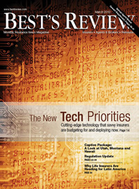 Best's Review cover: The New Tech Priorities