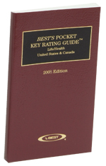 Best's Pocket Key Rating Guide - Life/Health - United States & Canada