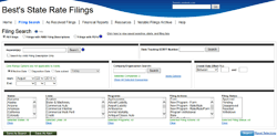 Best's State Rate Filings Online - United States