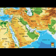 map of Middle East