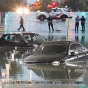 Toronto storm illustration