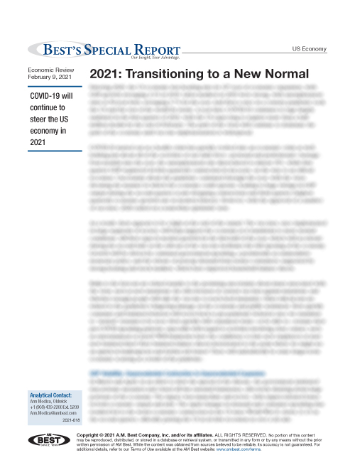 Special Report: 2021: Transitioning to a New Normal