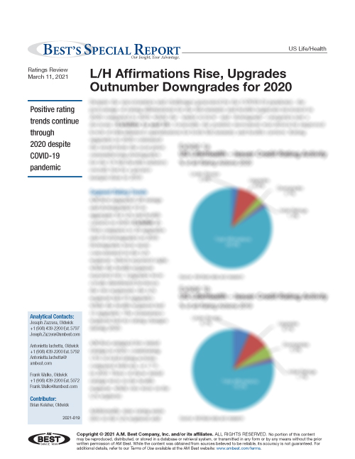 Special Report: L/H Affirmations Rise, Upgrades Outnumber Downgrades for 2020