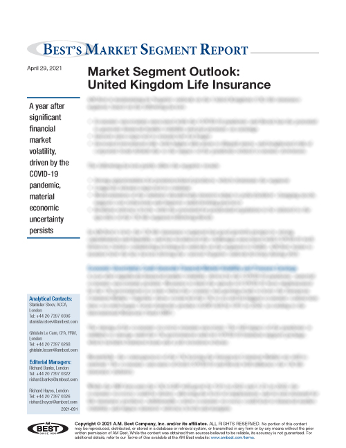 Market Segment Report: Market Segment Outlook: United Kingdom Life Insurance