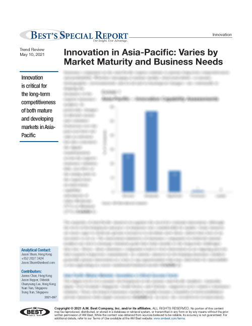 Special Report: Innovation in Asia-Pacific: Varies by Market Maturity and Business Needs