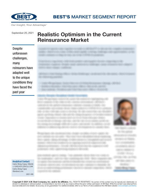 Market Segment Report: Realistic Optimism in the Current Reinsurance Market