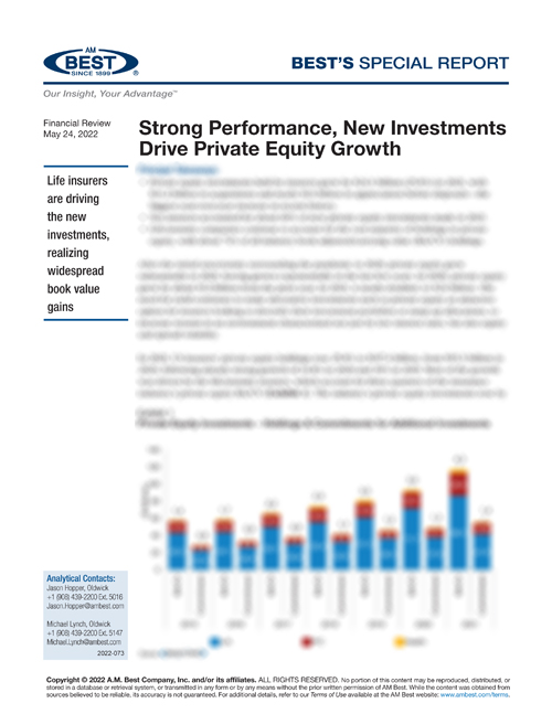 Special Report: Strong Performance, New Investments Drive Private Equity Growth