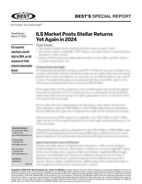 Special Report: ILS Market Posts Stellar Returns Yet Again in 2024