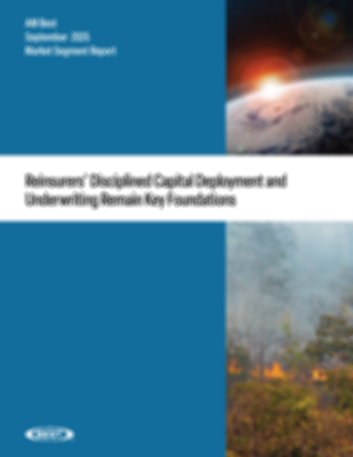 Market Segment Report: Reinsurers’ Disciplined Capital Deployment and Underwriting Remain Key Foundations