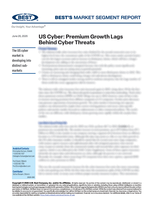 Market Segment Report: US Cyber: Premium Growth Lags Behind Cyber Threats