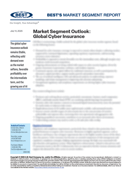 Market Segment Report: Market Segment Outlook: Global Cyber Insurance